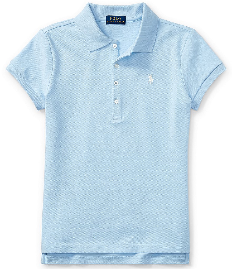 Polo Ralph Lauren Childrenswear Big Girls 7-16 Short-Sleeve Mesh Polo Shirt