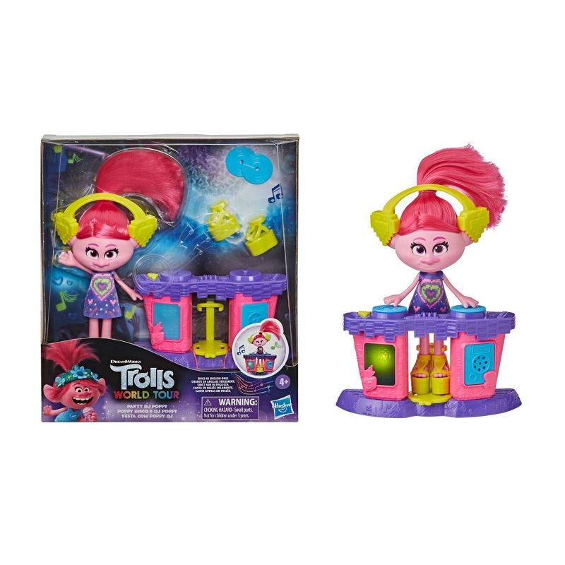 DreamWorks Trolls World Tour Party DJ Poppy Fashion Doll