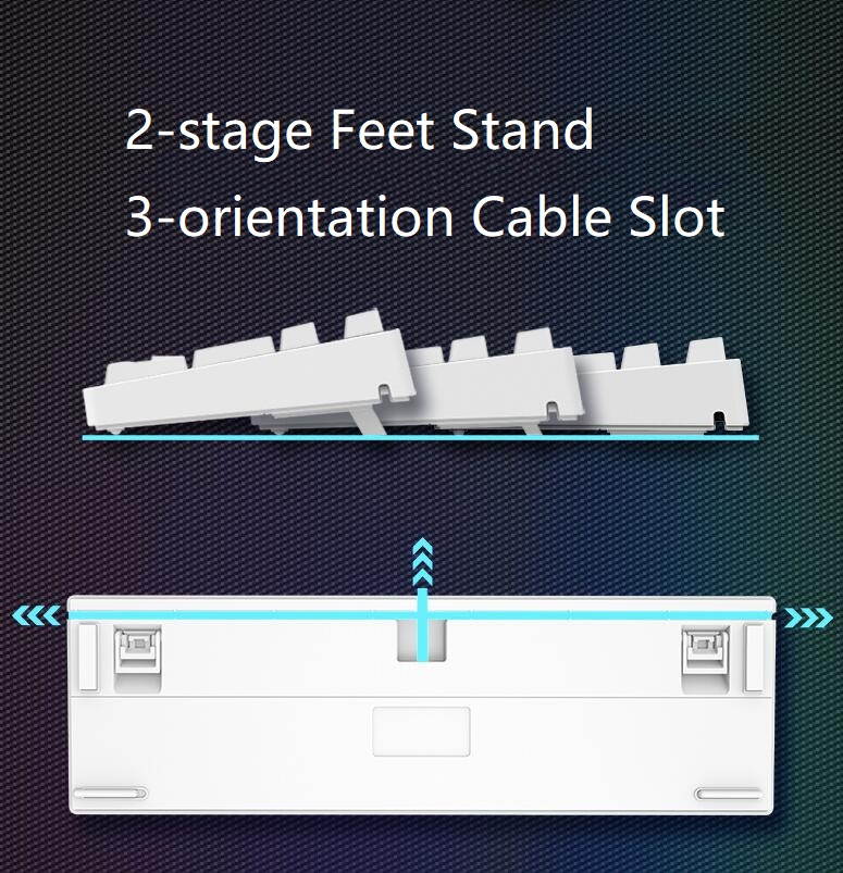 iKBC  F410 108-key RGB Backlit  Cherry MX Switch Mechanical Gaming Keyboard, N-key Rollover, PBT Keycaps