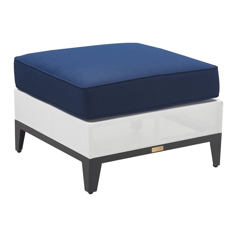 Mirabelle Outdoor Ottoman - Gold - Adore Decor