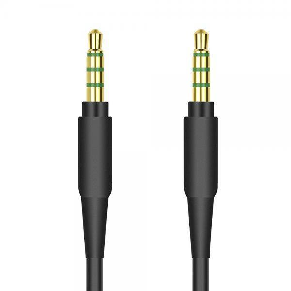 Geekria QuickFit Audio Cable for SONY WH-1000XM4 WH-1000XM3 WH-XB900N WH-CH710N WH-CH700N WH-H910N MDR-XB950BT MDR-1AM2 MDR-100ABN Headphones Cable, 3.5mm AUX Replacement Stereo Cord (Black 5.6FT)