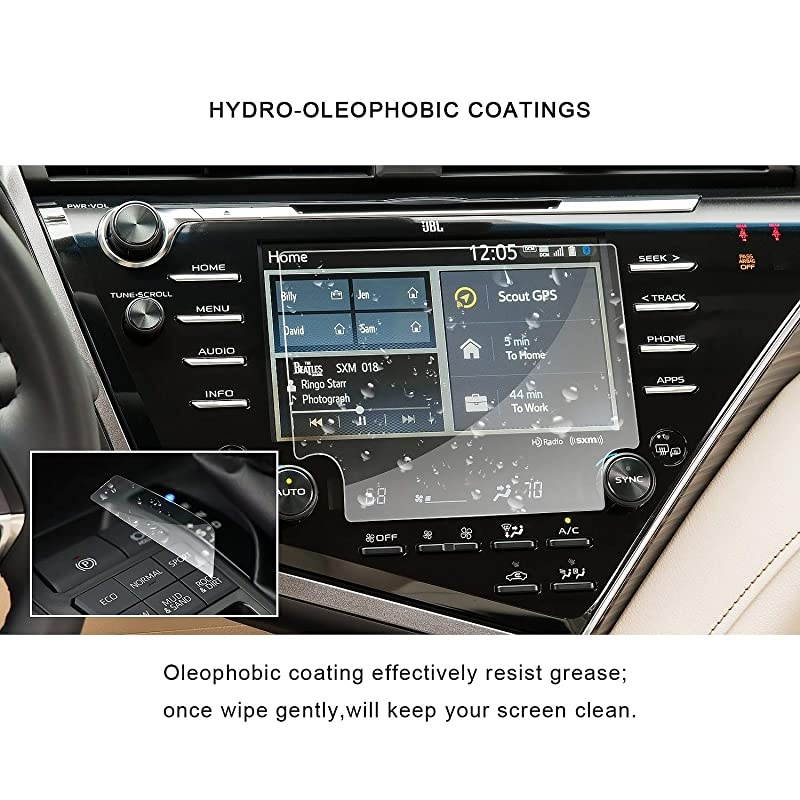 PCS PET Protector for 2018 Ca mry XLE XSE 8Inch Control Screen Protectors Gear Position Panel Film 8Inch PET Protector