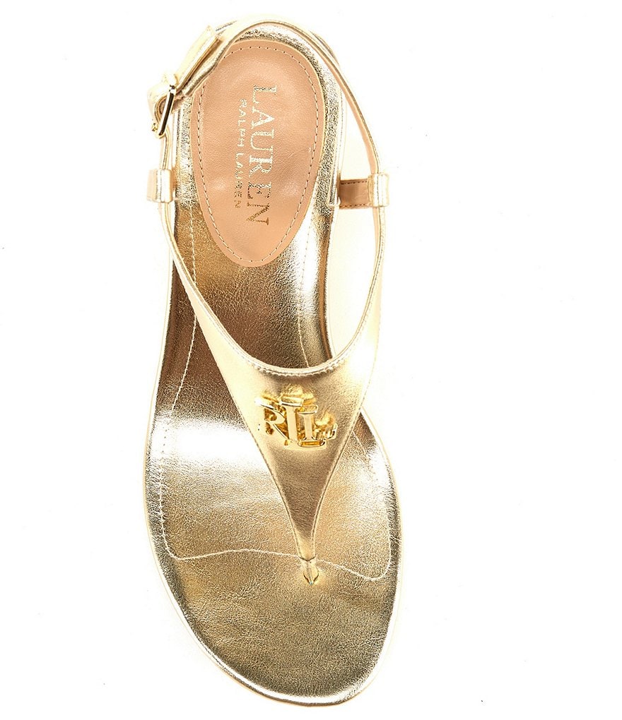 Lauren Ralph Lauren Jeannie Metallic Wedges