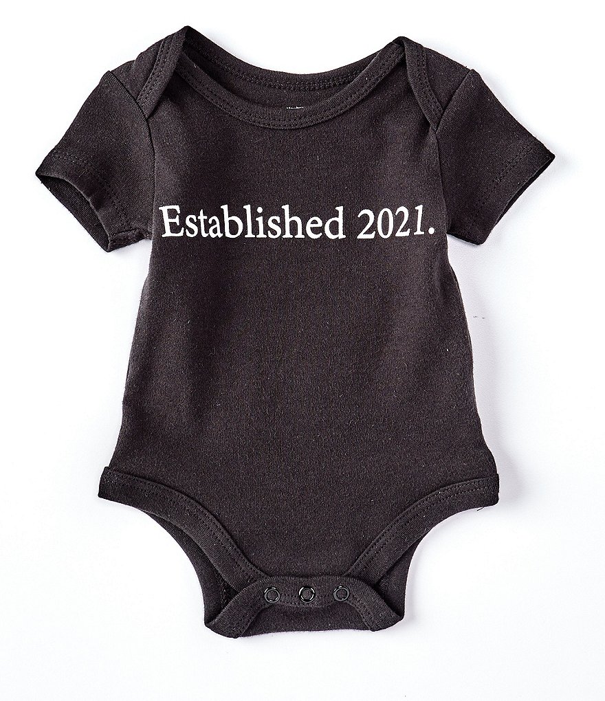 Baby Starters Baby Newborn-6 Months Short-Sleeve Est 2021 Bodysuit