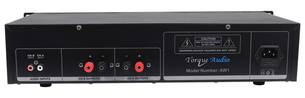 Technical Pro aw1 Torque Audio 2U Professional 2CH Power Amplifier - Black