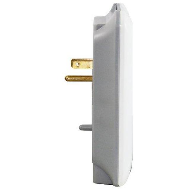 RND Wall Power Station Includes 3 AC Plugs and 2 USB Ports (3.4A Total) with Surge Protection for iPhone iPad Samsung Galaxy LG HTC Moto and All USB Compatible Devices (2-Pack)