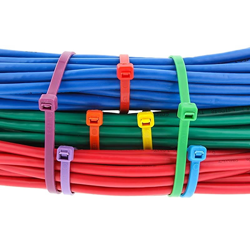 Inch Purple Standard Nylon Cable Tie 100 Pack