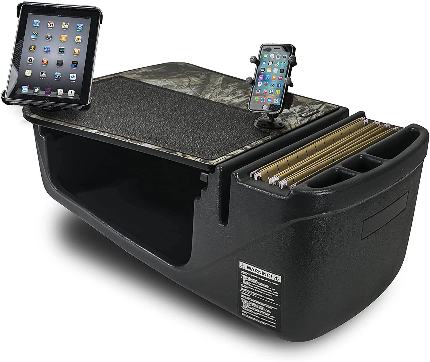 AutoExec AUE06700 Efficiency GripMaster Car Desk Realtree Edge Camouflage with Phone Mount and Tablet Mount
AEGrip-02-Tab-Phone-RTEC