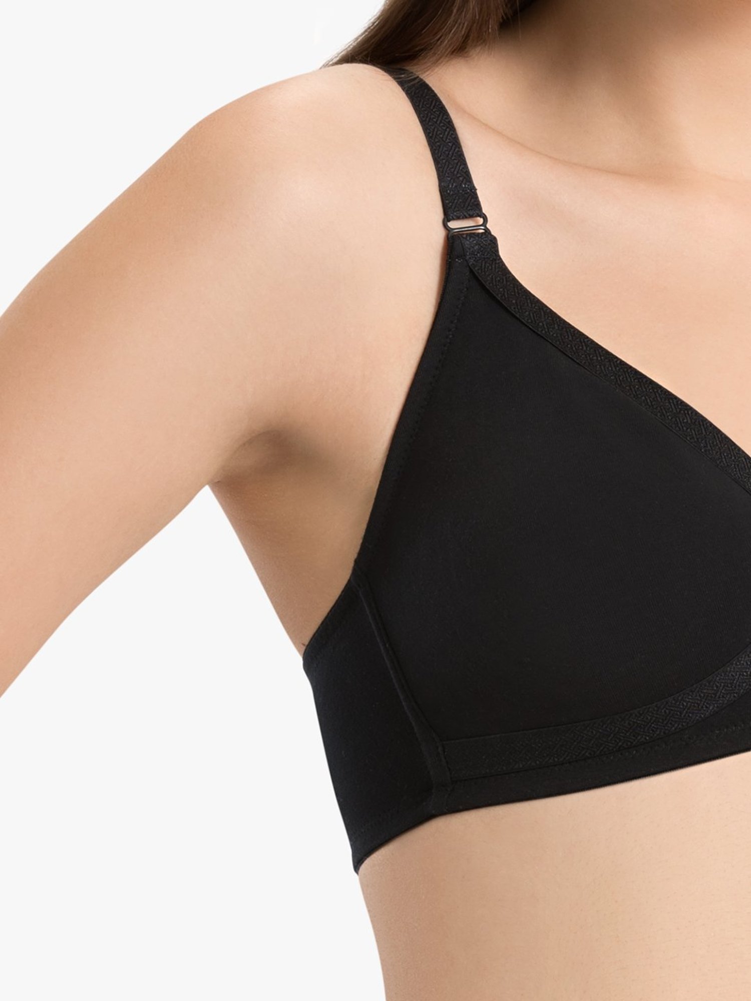 Every De by Amante Black Non Padded Non Wired Full Coverage Bra