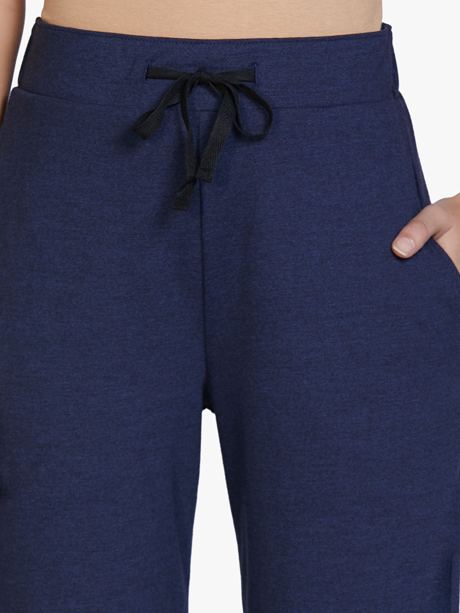 Amante Navy Textured Pyjamas