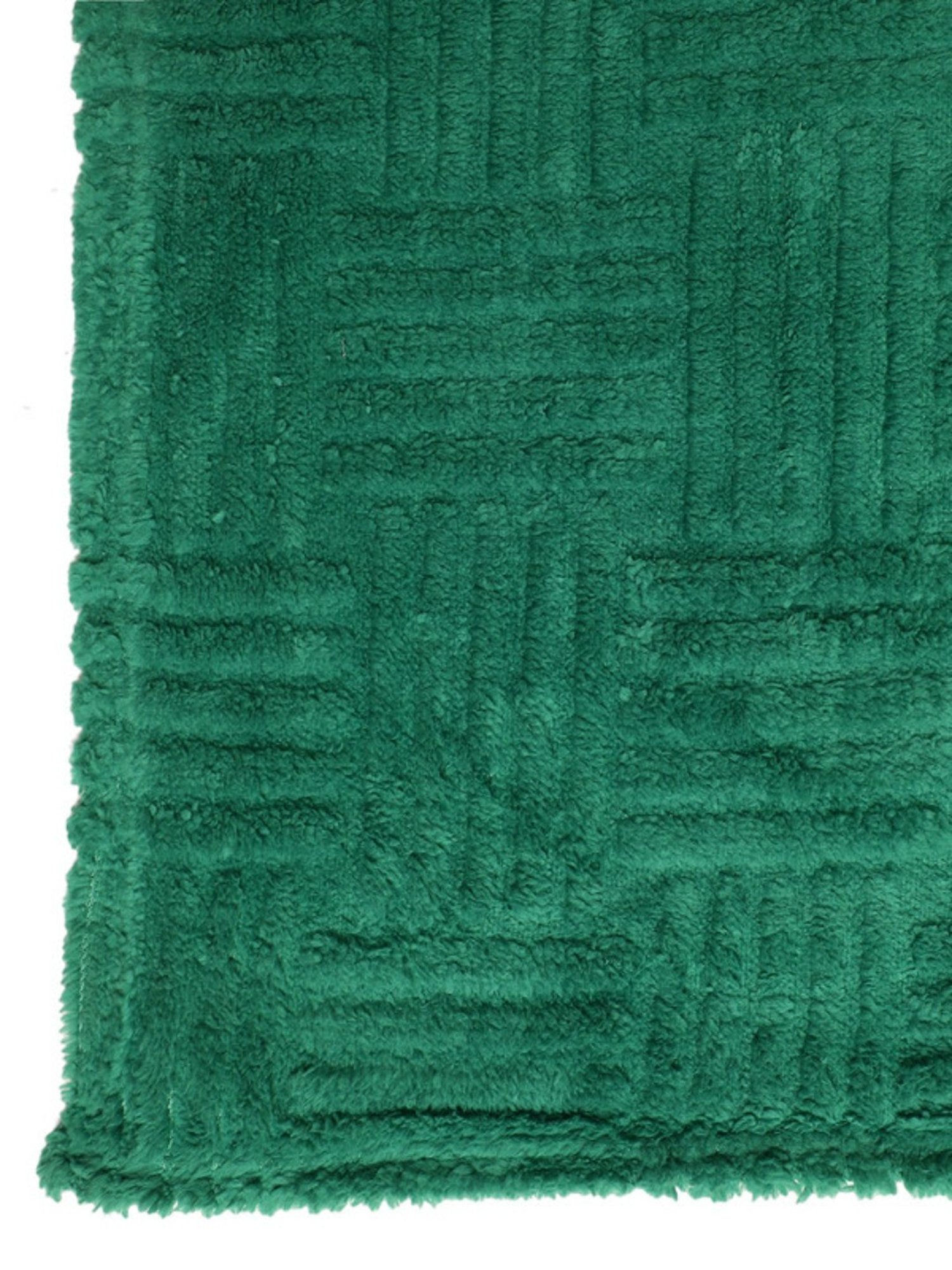 Dhrohar Green Polyester 300 GSM Double Bed Blanket