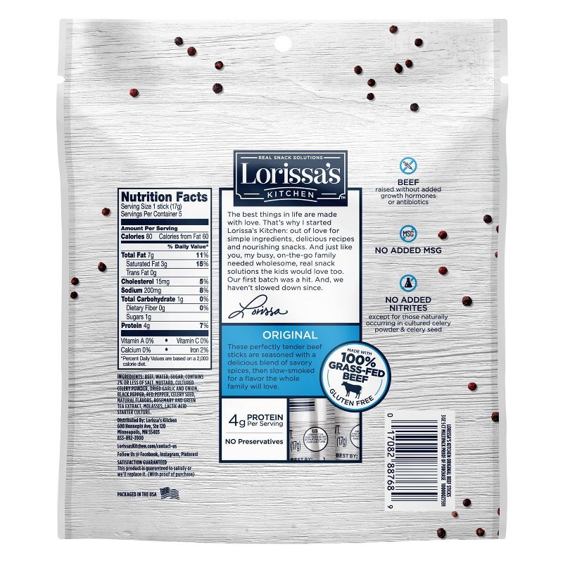 Tillamook Zero Sugar Original Beef Jerky - 6.5oz