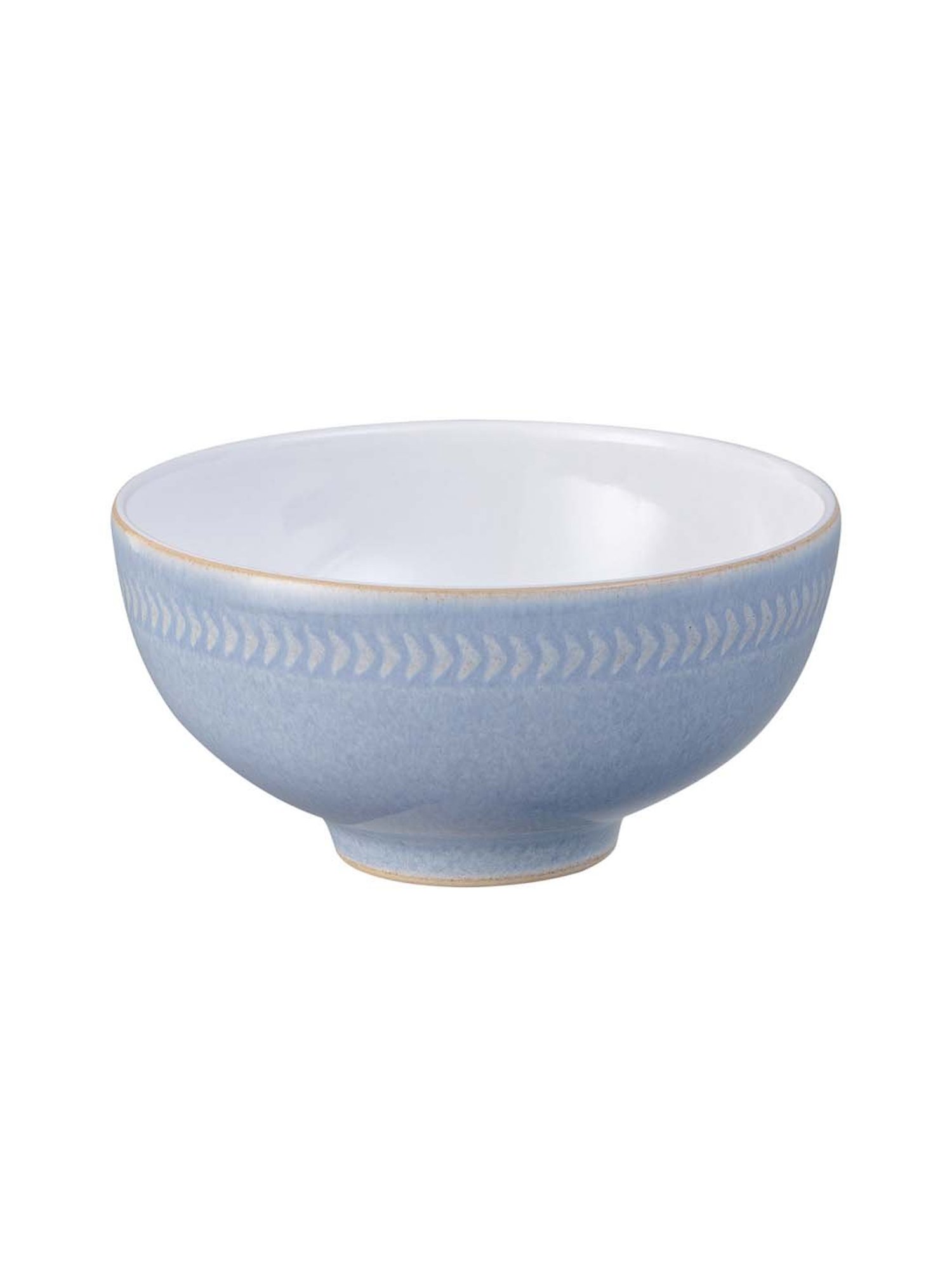 DENBY Natural Denim Blue Stoneware Rice Bowl (480 ml) - Set of 1