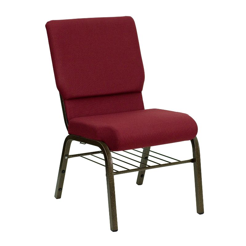 Fabric Church Chair Red - Riverstone Furniture Collection