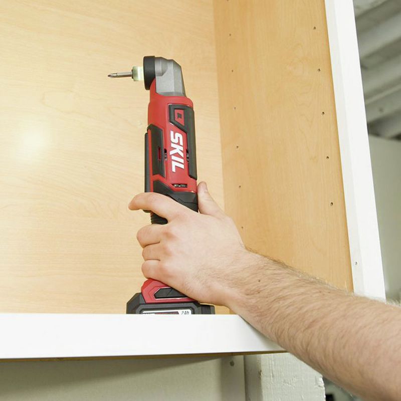 Skil RI574502 PWRCore 12 12V Brushless Lithium-Ion Hex Right Angle 1/4 in. Cordless Impact Driver Kit (2 Ah)