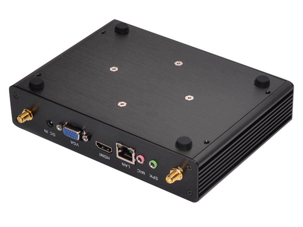 Partaker B6 Fanless Mini PC with Intel Celeron 3215U/3755U/3558U/3205U 4G RAM 128G SSD Windows 10 OEM