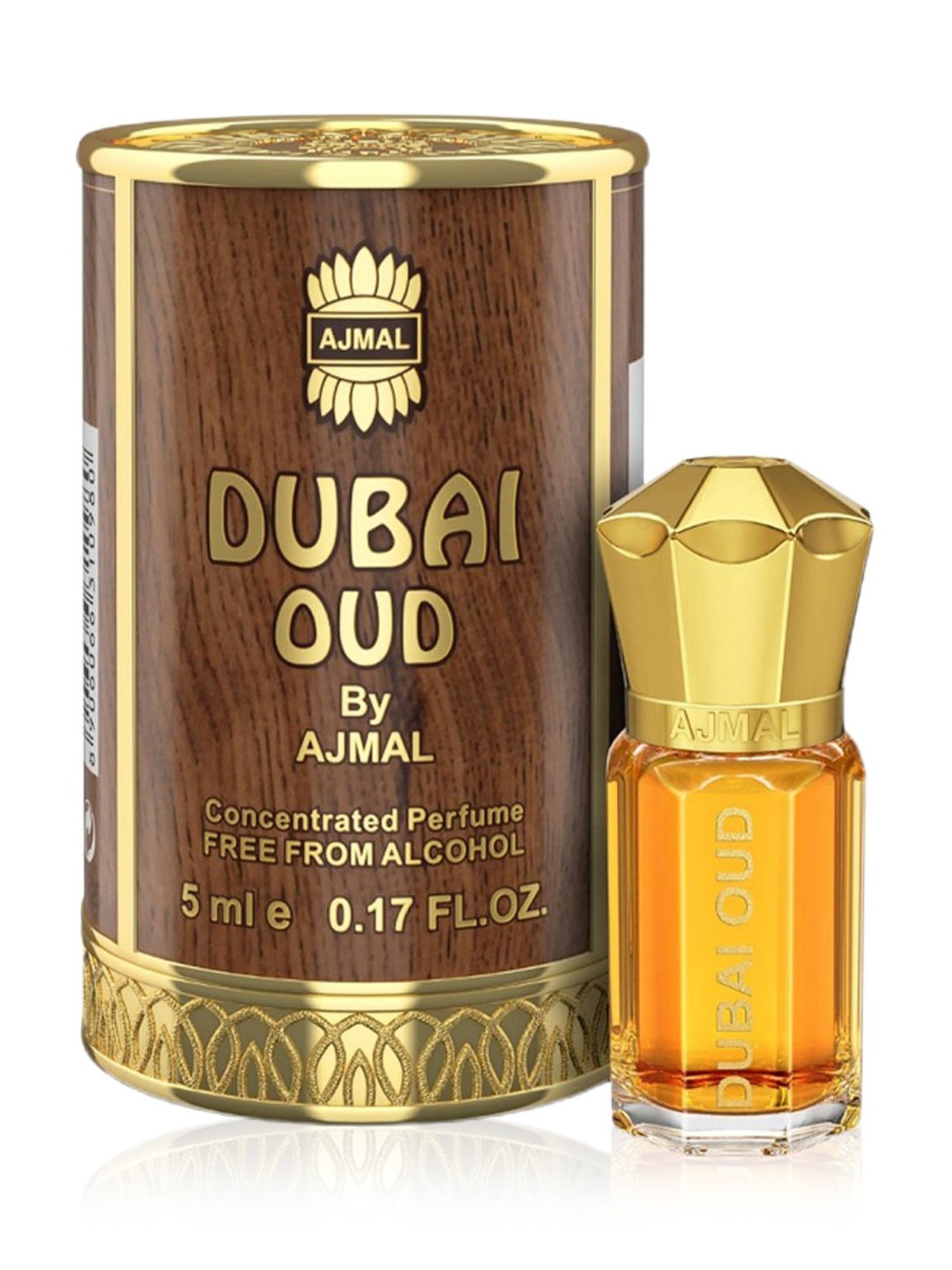 Ajmal Dubai Oud Concentrated Perfume for Unisex  - 5 ml
