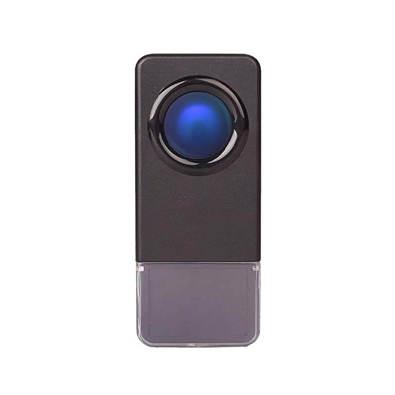 Extra AddOn Remote Waterproof Transmitter Button for the Expandable Wireless MultiUnit Long Range Doorbell Chime Alert System Model LTW Scratch Resistant Matte Black