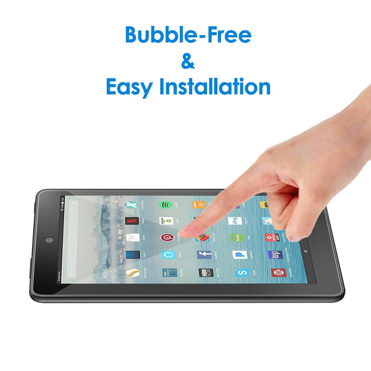 JETech Screen Protector for Amazon Fire HD 10 (2017 release) Tempered Glass Film