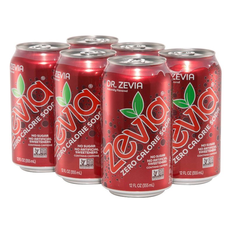 Zevia Dr. Zevia Zero Calorie Soda - 6pk/12 fl oz Cans