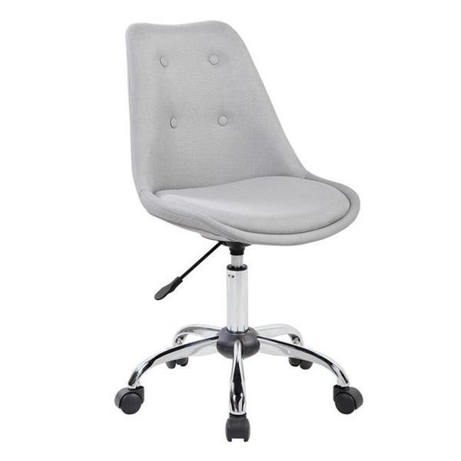 Techni Mobili Armless Desk Chair in Gray