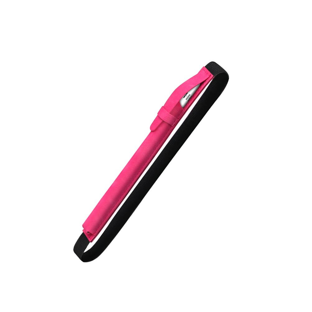 Pencil Case Holder for Apple Pencil PU Leather Elastic Pencil Pocket Sleeve Pouch Accessories for Apple iPad Pro 9.7 iPad Pro 10.5 iPad Pro 12.9 (Black)