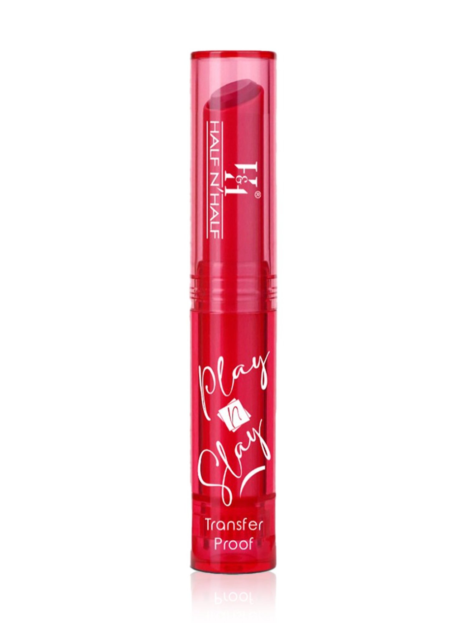 Half N Half Play n Slay Transfer Proof Lipstick 11 Miss Magenta - 2.4 gm