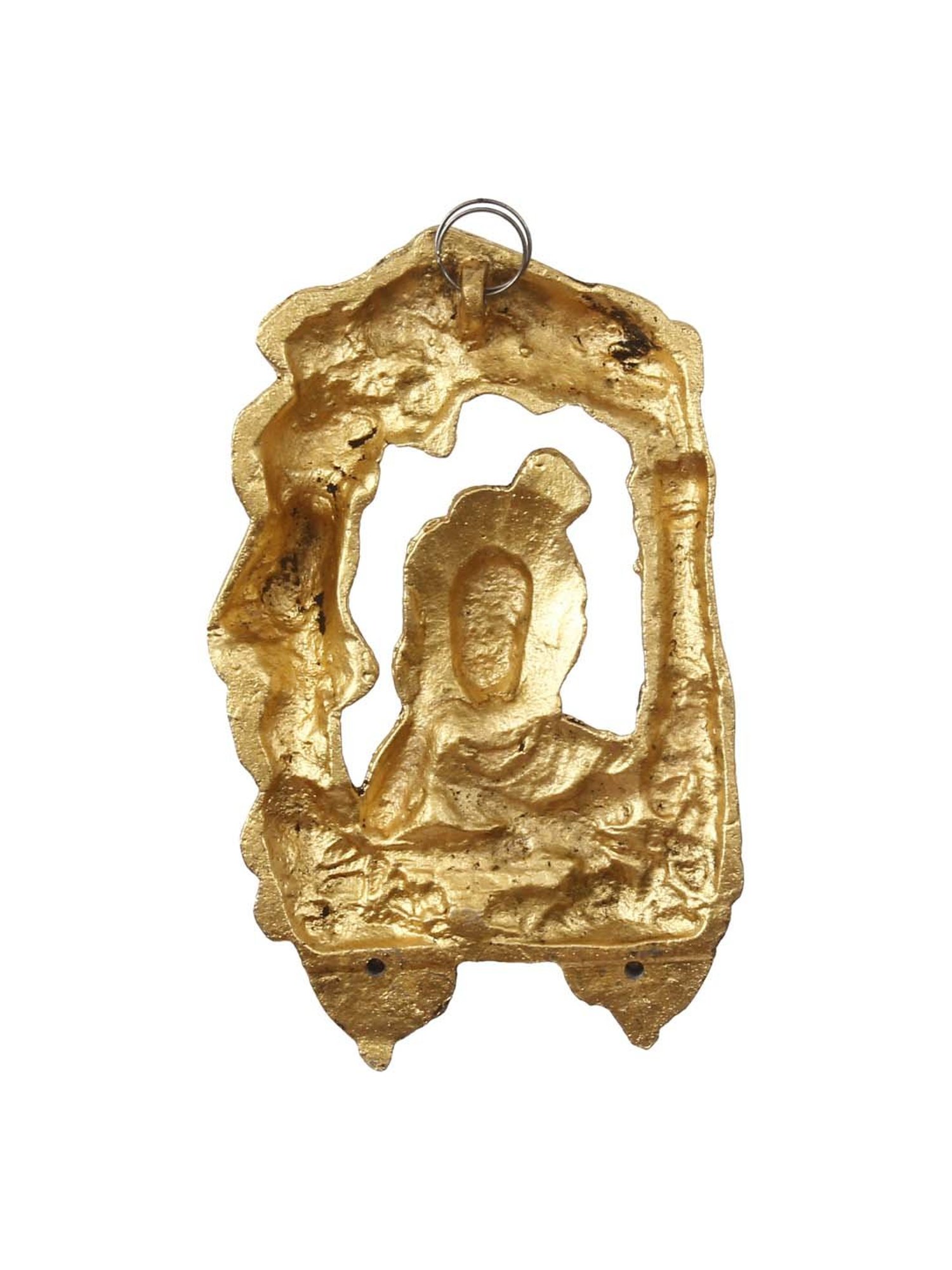 Gathari White & Orange Ceramic Desk Planter