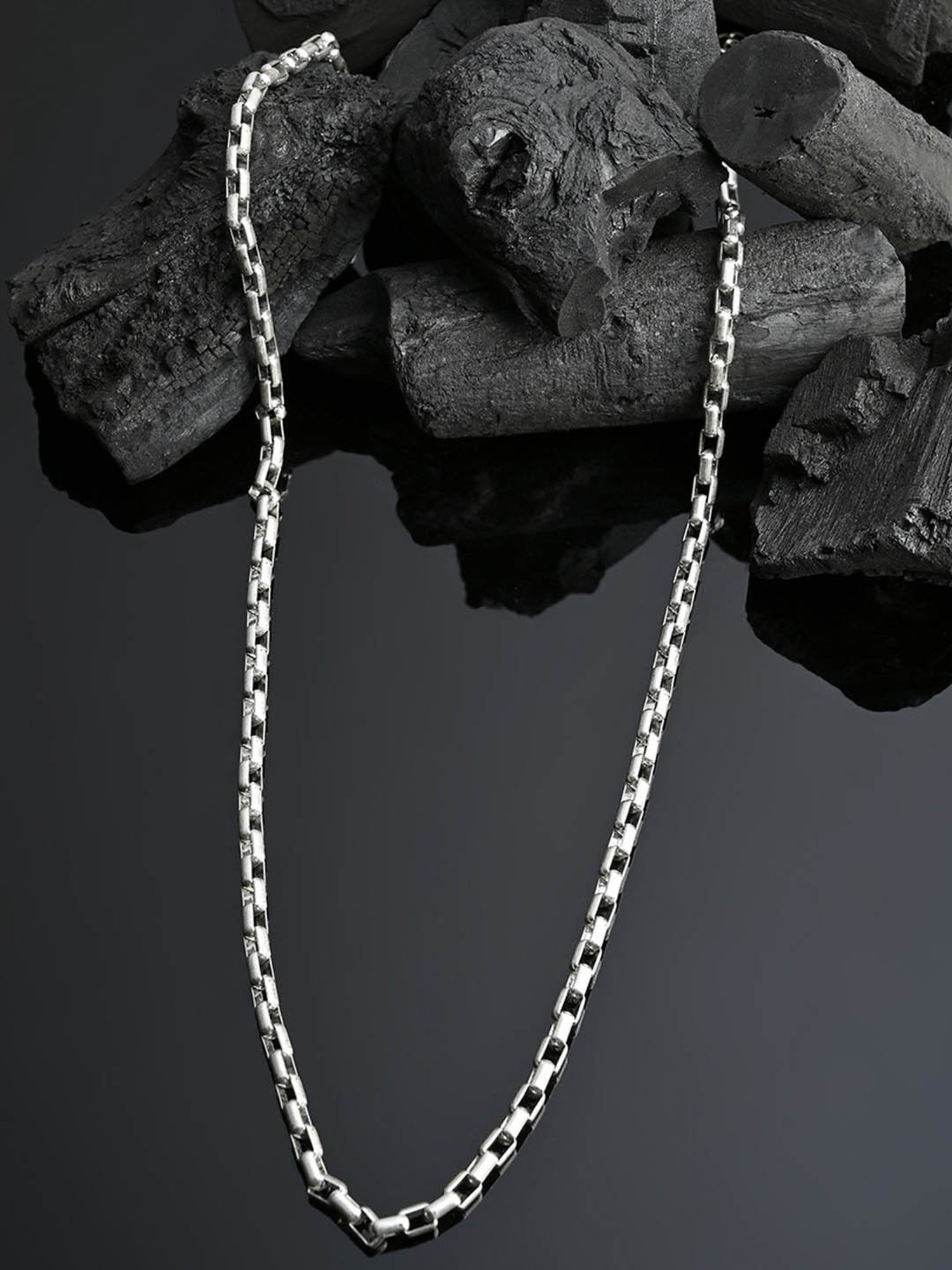 The Bro Code Silver Chain Linked choker Neckalce Chain for Men