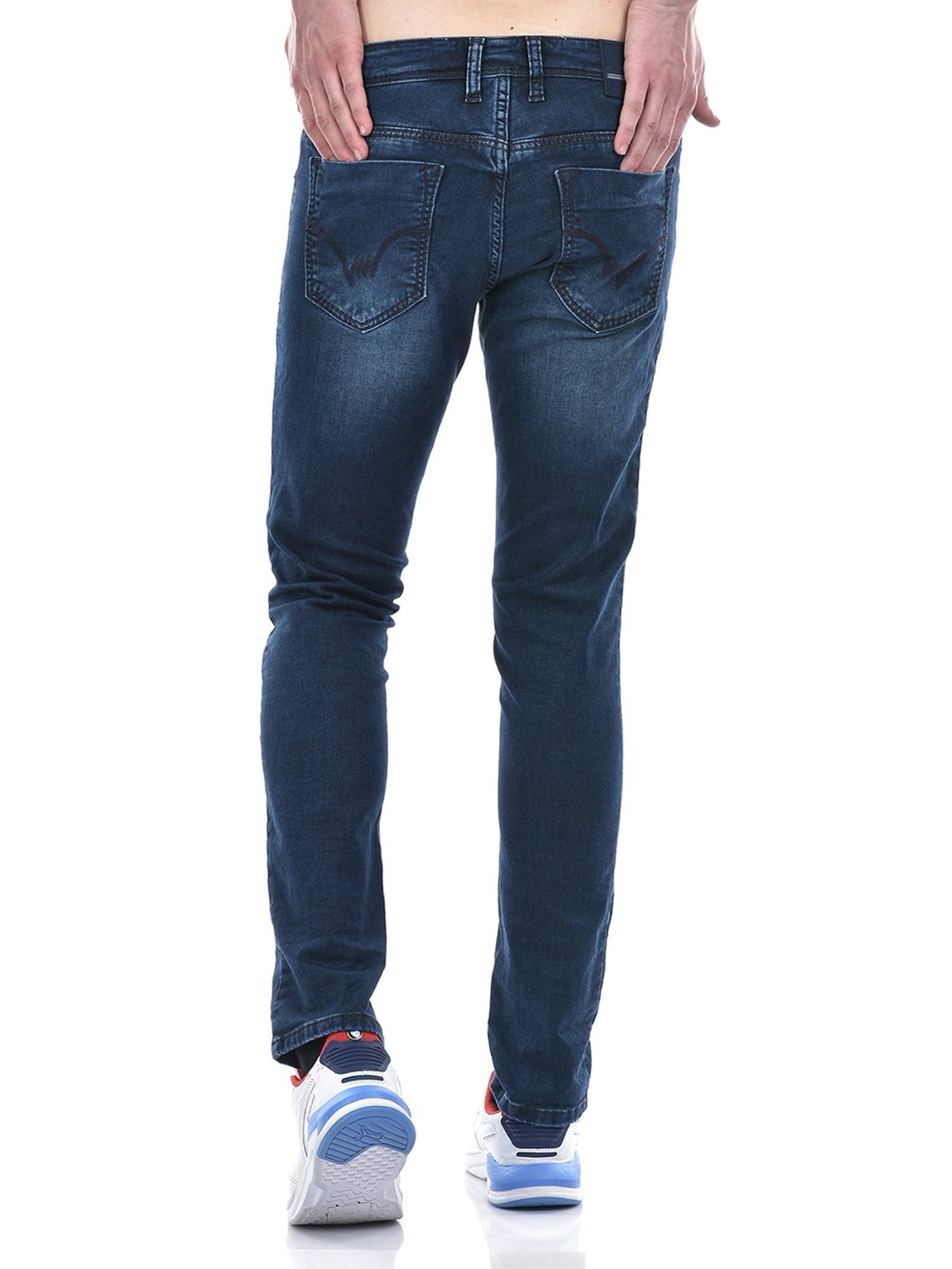 Lawman Pg3 Blue Slim Fit Lightly Washed Jeans