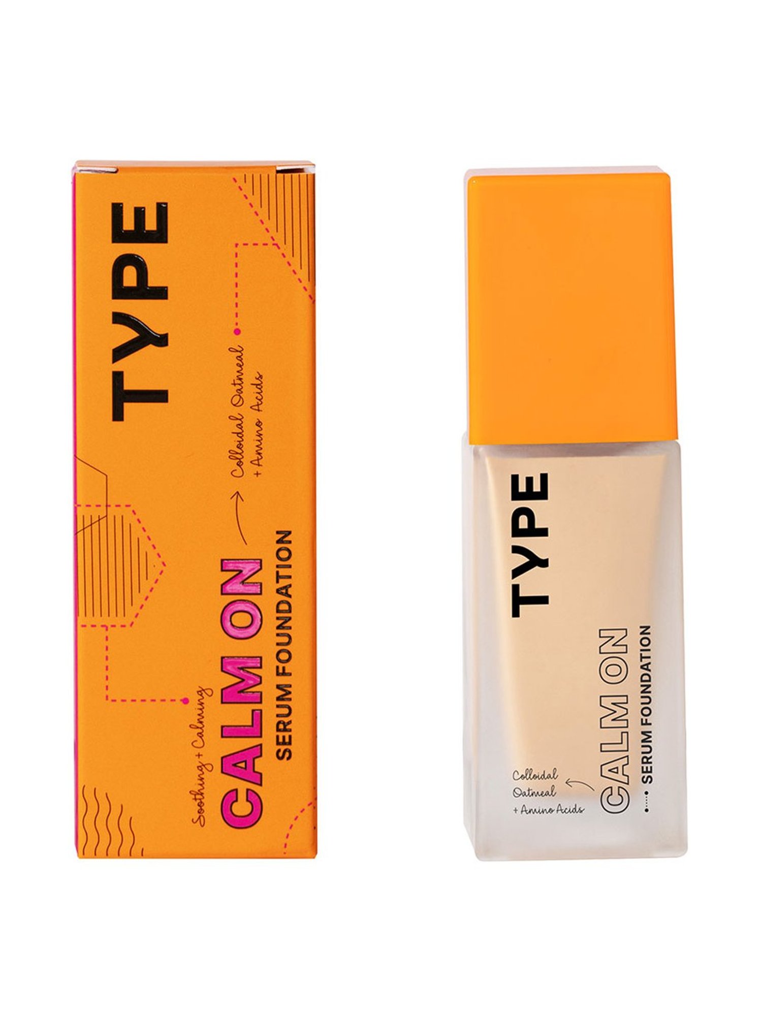 TYPE BEAUTY Calm On Serum Foundation Latte - 30 ml