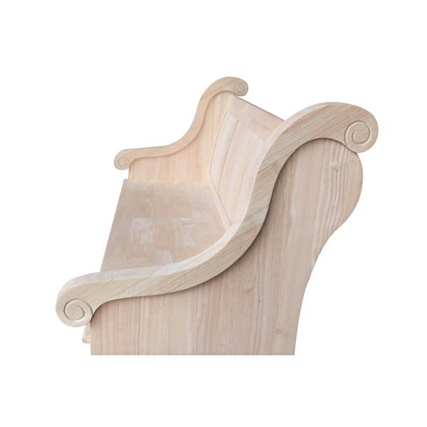 International Concepts BE-3 Sanctuary Bench, Unfinished