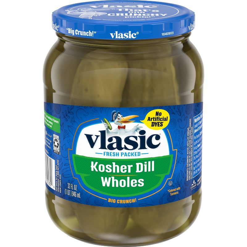 Vlasic Classic Kosher Dill Pickles - 32oz