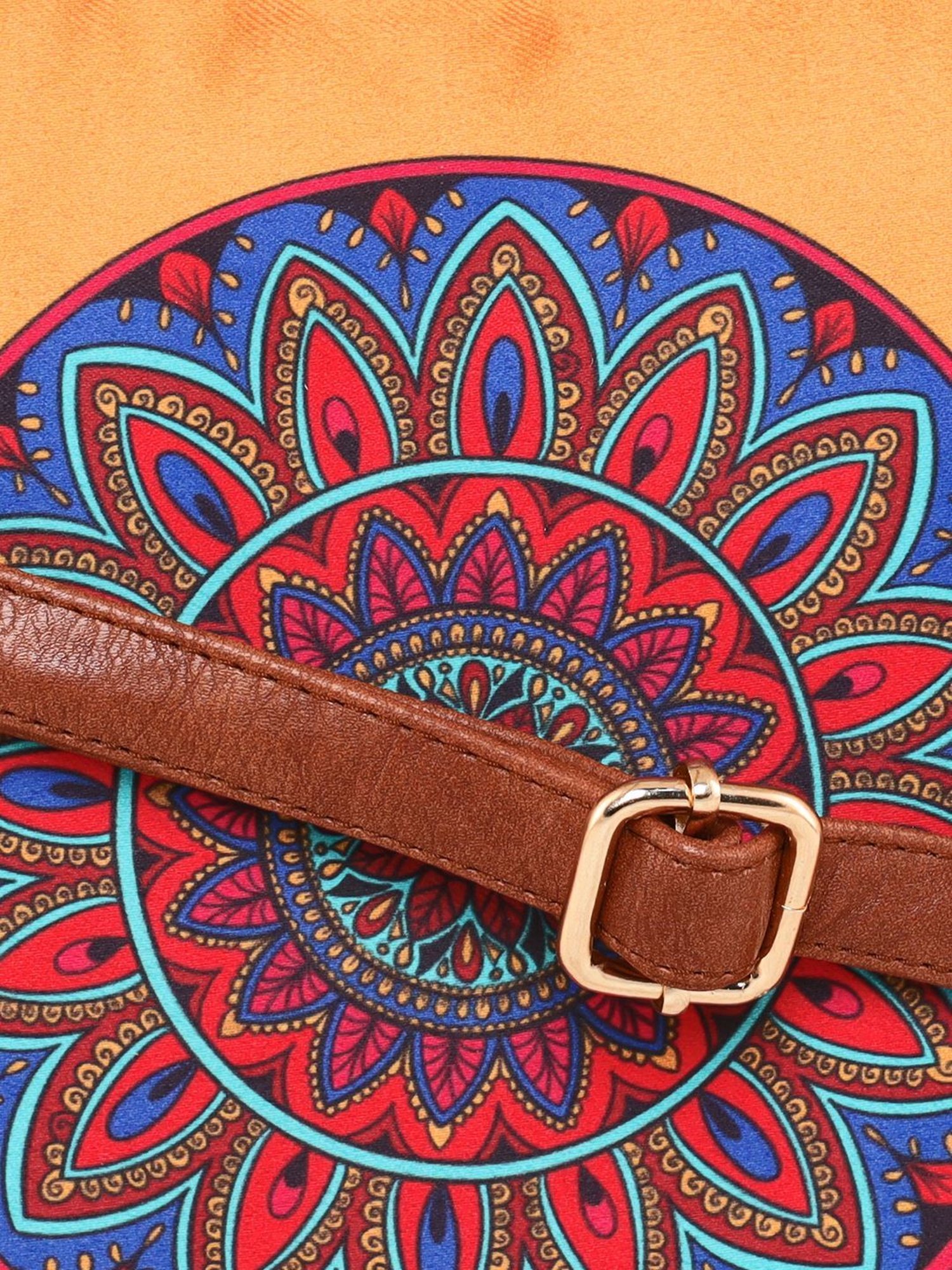 Sabhyata Multicolor Printed Medium Satchel Handbag