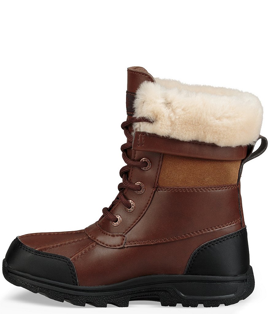 UGG&reg; Kids' Butte II Waterproof and Leather Winter Boots (Youth)