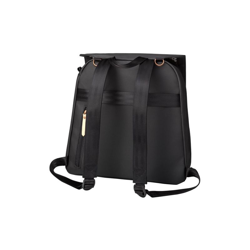 Petunia Pickle Bottom Meta Diaper Bag - Black Matte Canvas