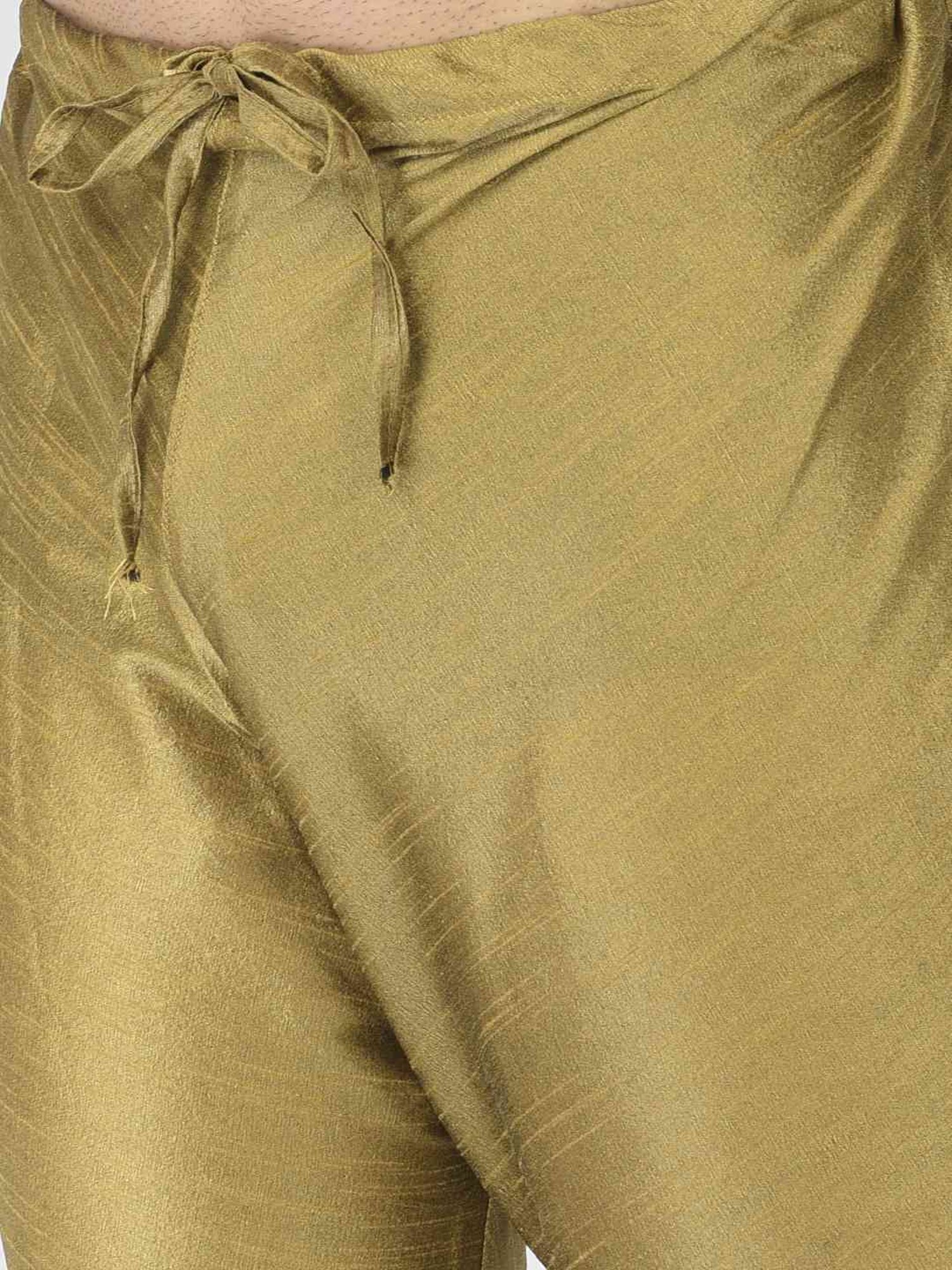 Deyann Black & Green Regular Fit Self Pattern Kurta Set With Jacket