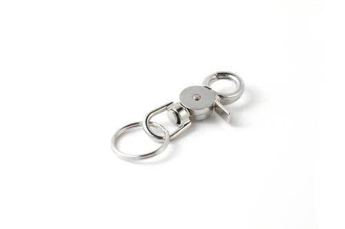 Key-Bak Trigger Snap Key Chain Accessory with 1" Split Ring (5 Pack)
