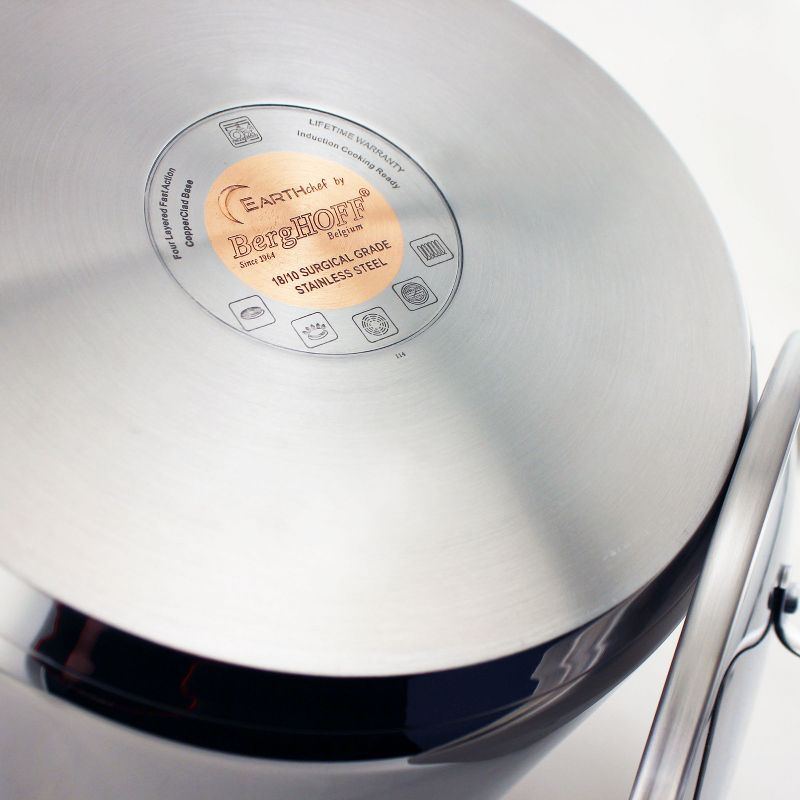 BergHOFF EarthChef 10 Qt 18/10 Stainless Steel Covered Stockpot