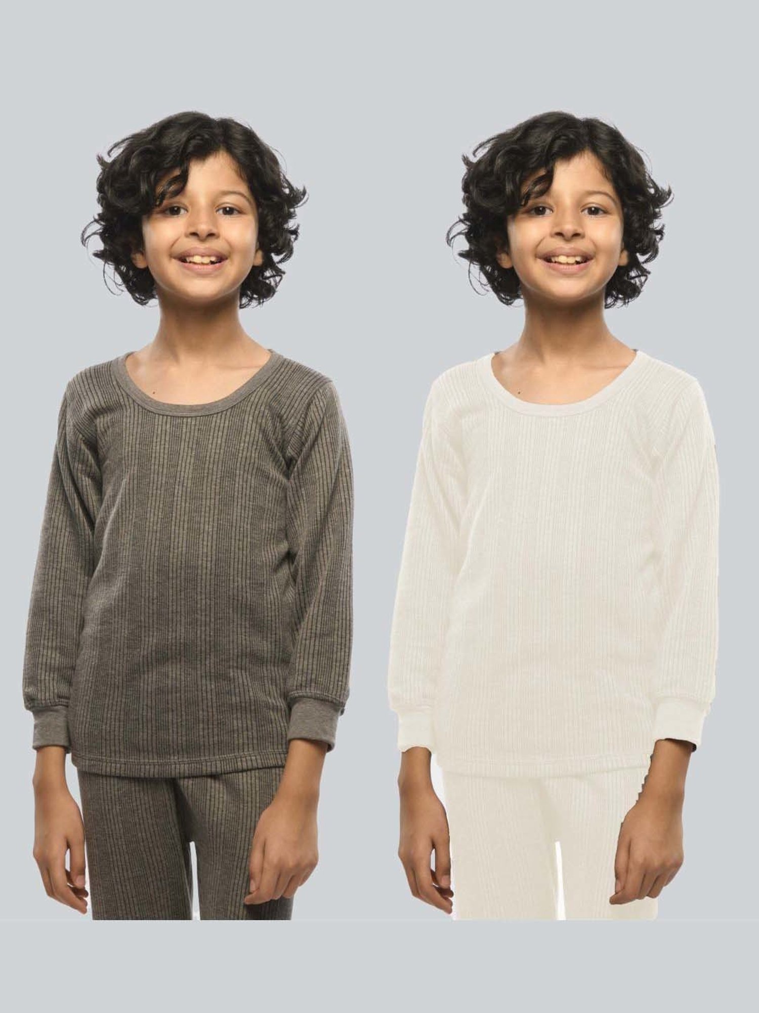 Tiny Bugs Kids Grey Cotton Thermal Set