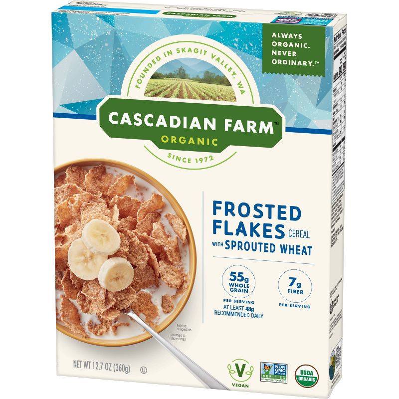 Cascadian Farm Frosted Flakes Sprouted Wheat Cereal - 12.7oz - General Mills