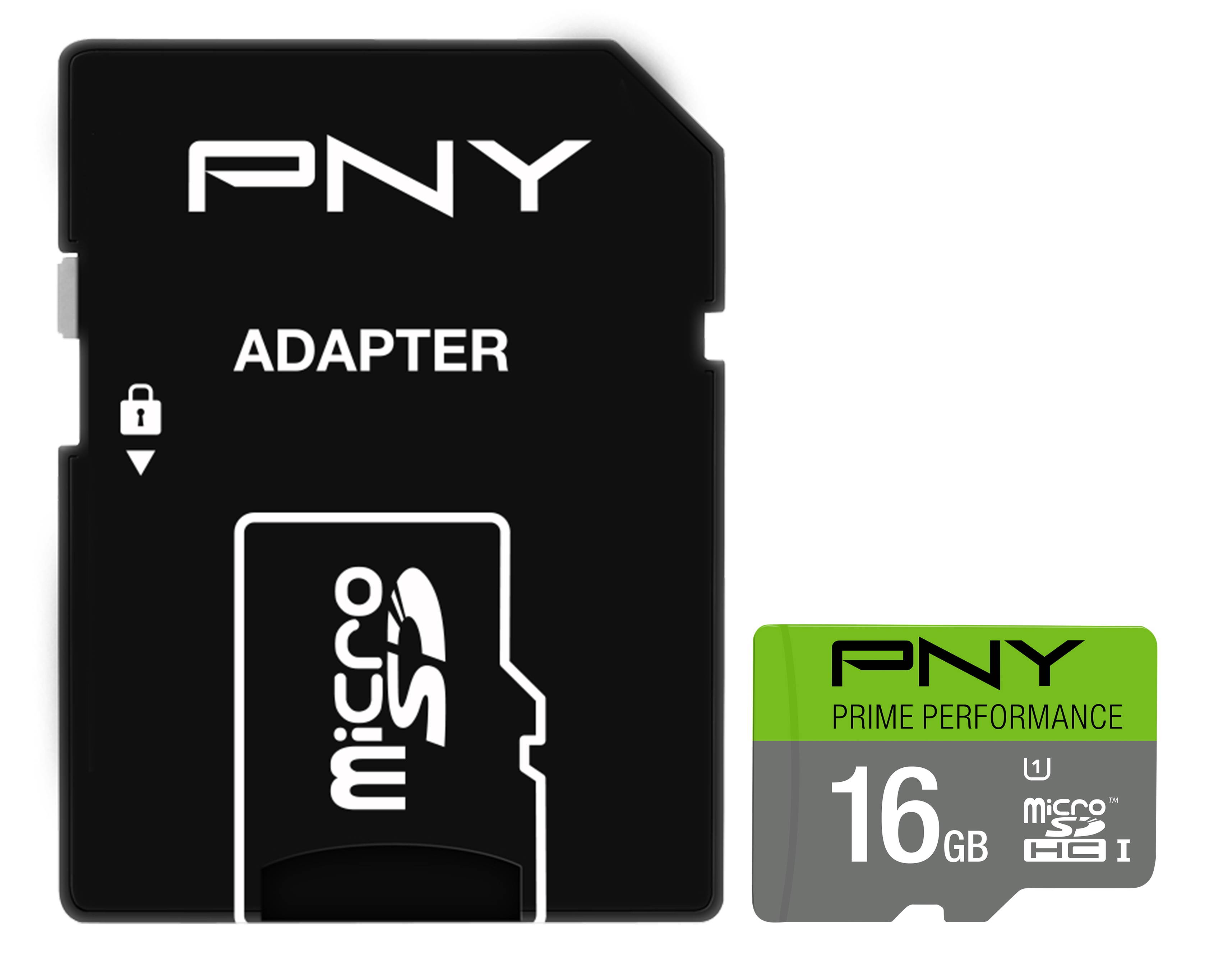 pny 16gb elite class 10 u1 microsdhc flash memory card 2pack psdu16gx2u185gwge