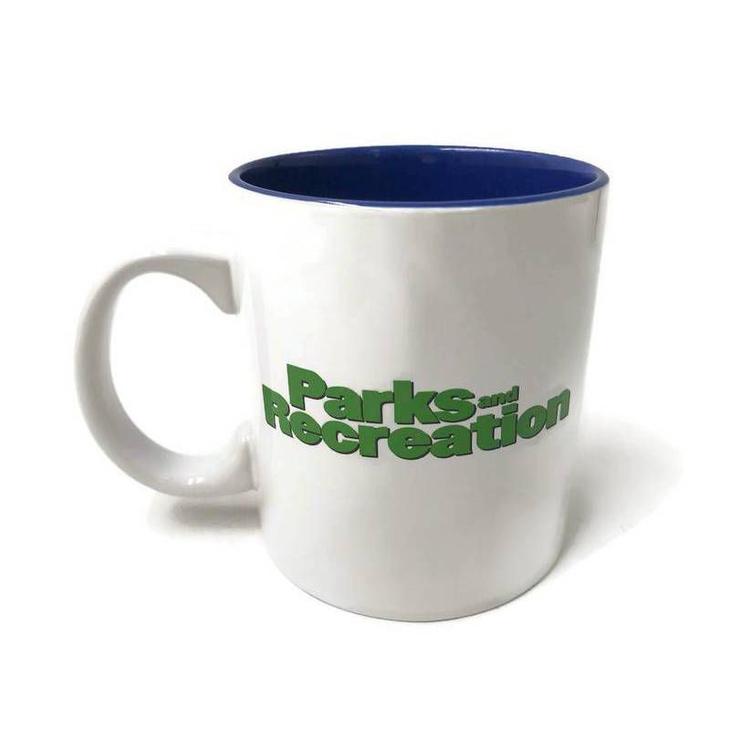 Parks and Recreation 20oz Ceramic City of Pawnee Mug - Silver Buffalo