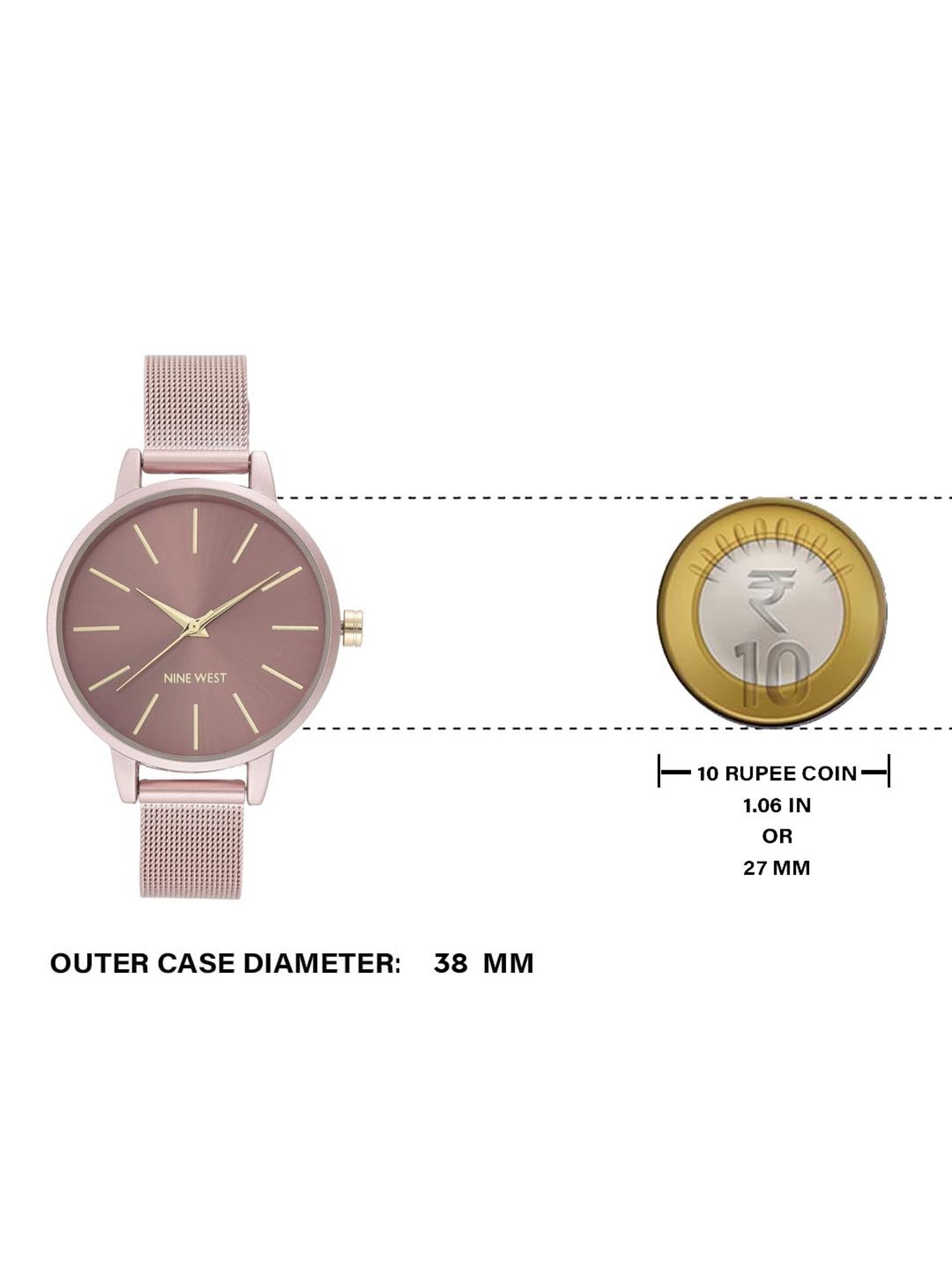 Nine West NW-2280PKPK Analog Watch for Women