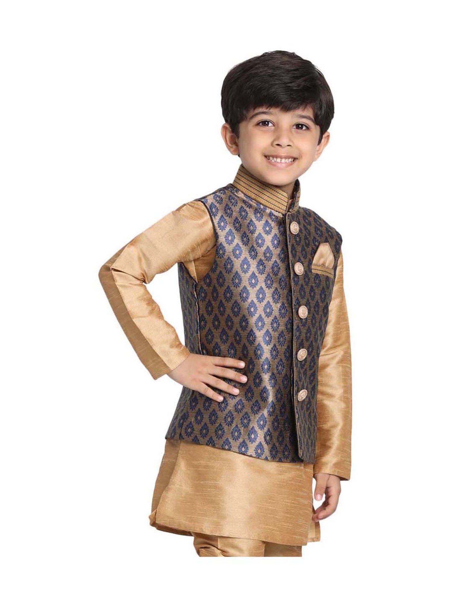 Crimsoune Club Kids Mint Solid Full Sleeves Blazer