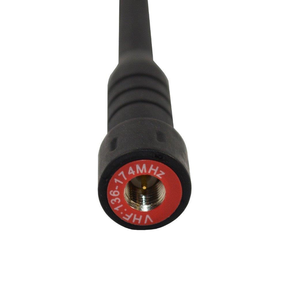 HQRP 2-Pack VHF High Gain Antenna for WOUXUN KG-UV6D / KG-UV8D / KG-UV9D + HQRP Coaster