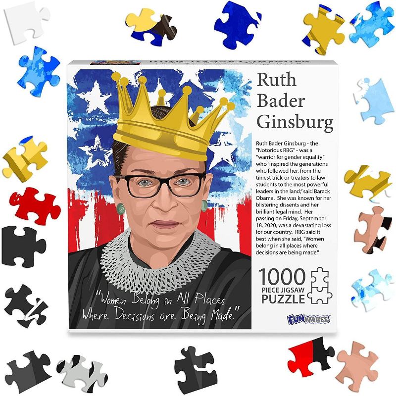 Funwares Ruth Bader Ginsburg 1000 Piece Jigsaw Puzzle