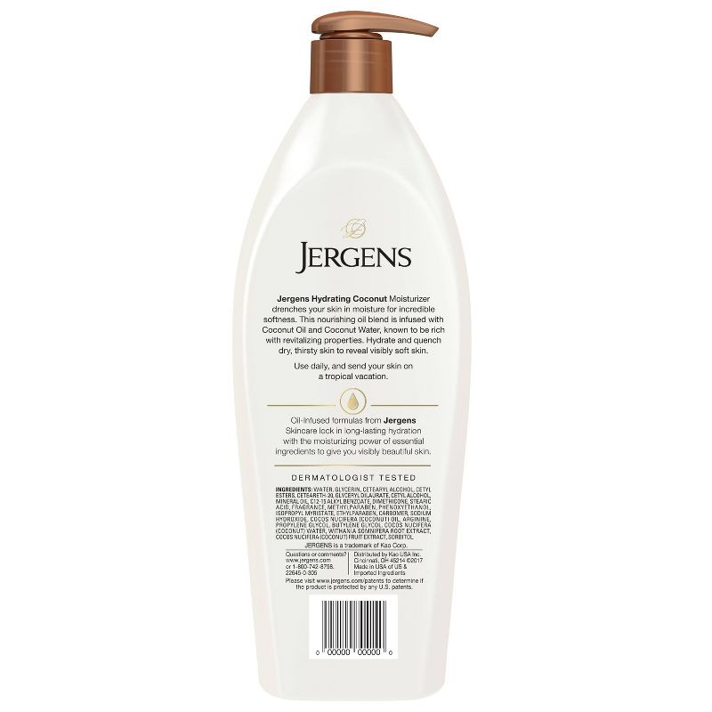 Jergens Coconut Moisturizing Lotion - 16.8 fl oz