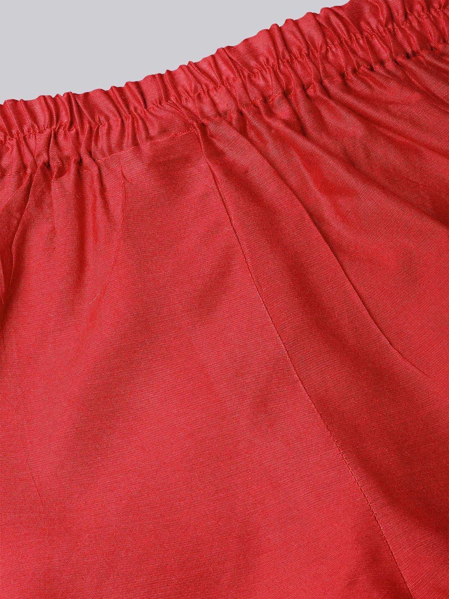 Chhabra 555 Black & Red Zari Work Kurta Palazzo Set With Dupatta