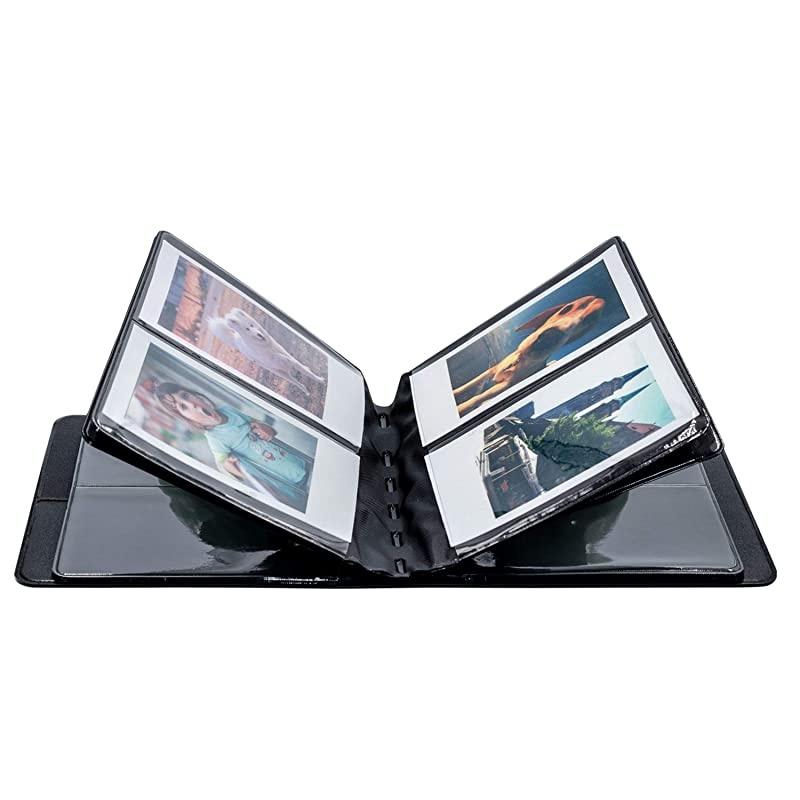 64 Pockets Mini Photo Album for Fujifilm Instax Mini 7s 8 8+ 9 25 26 50s 70 90 Instant Camera amp Name CardBlack